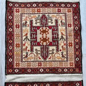 Handmade silk Persian Gilim